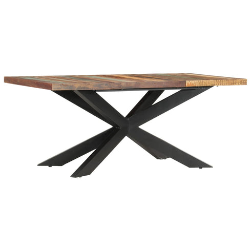 Mecham - Dining Table 1800 x 900 x 760 mm Solid Reclaimed Wood